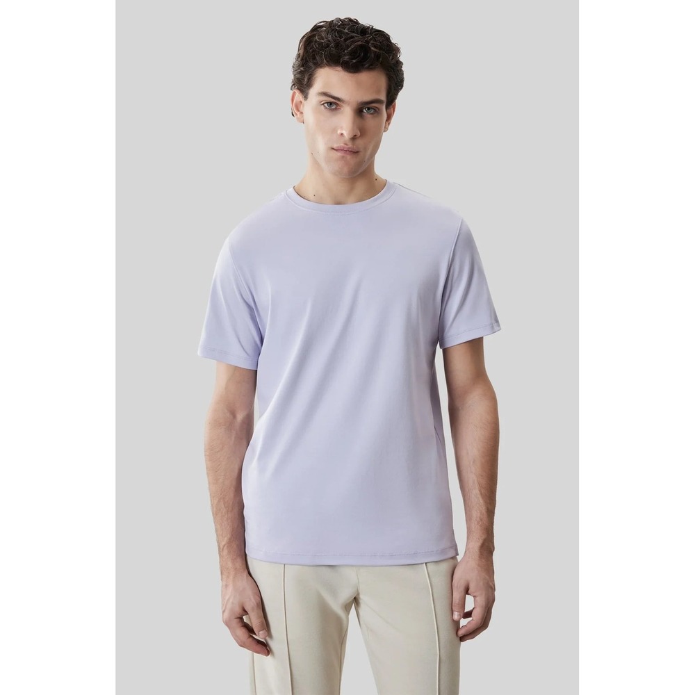 Robert Barakett The Barakett Tee Lilac Purple 100% Pima Cotton Men XL 23336